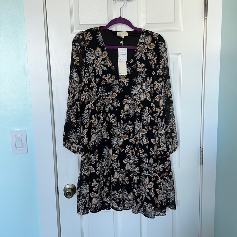 NWT MELLODAY FLORAL PRINT DRESS